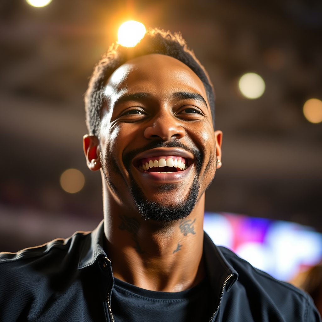 Smiling person achieving success - Michael Brown